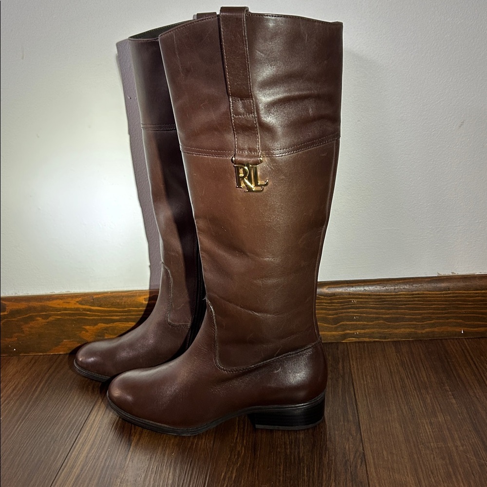 Ralph Lauren Merrie Rinding Boots